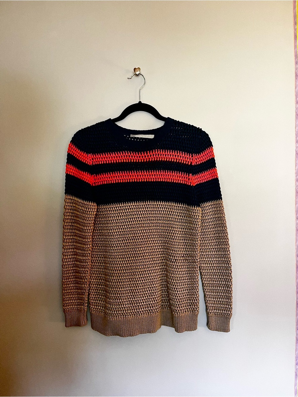 Jason Wu loose knit striped cotton sweater